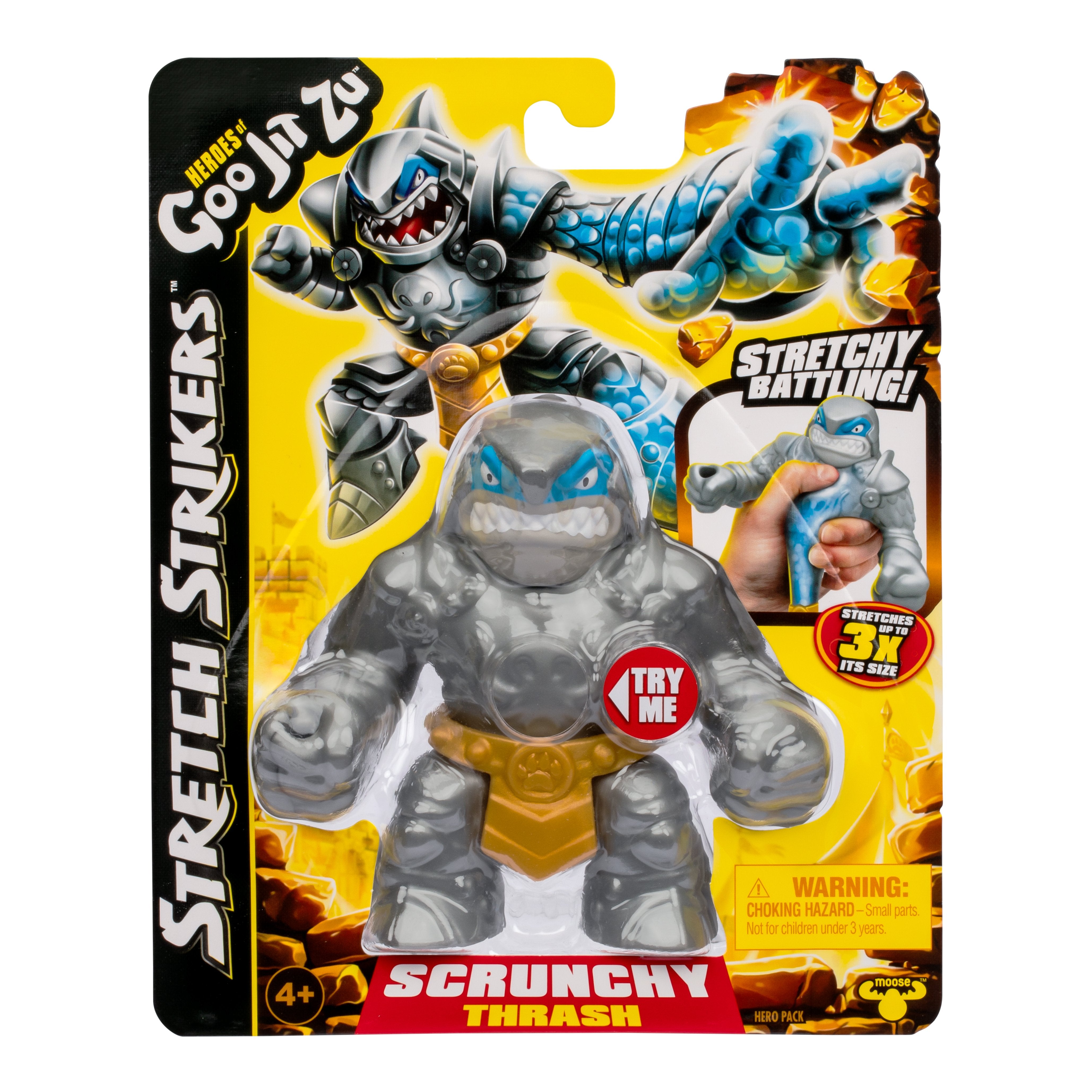 EAN 630996427811 - Goo Jit Zu Stretch Strikers - Thrash Figura de juguete elástica imagen 4