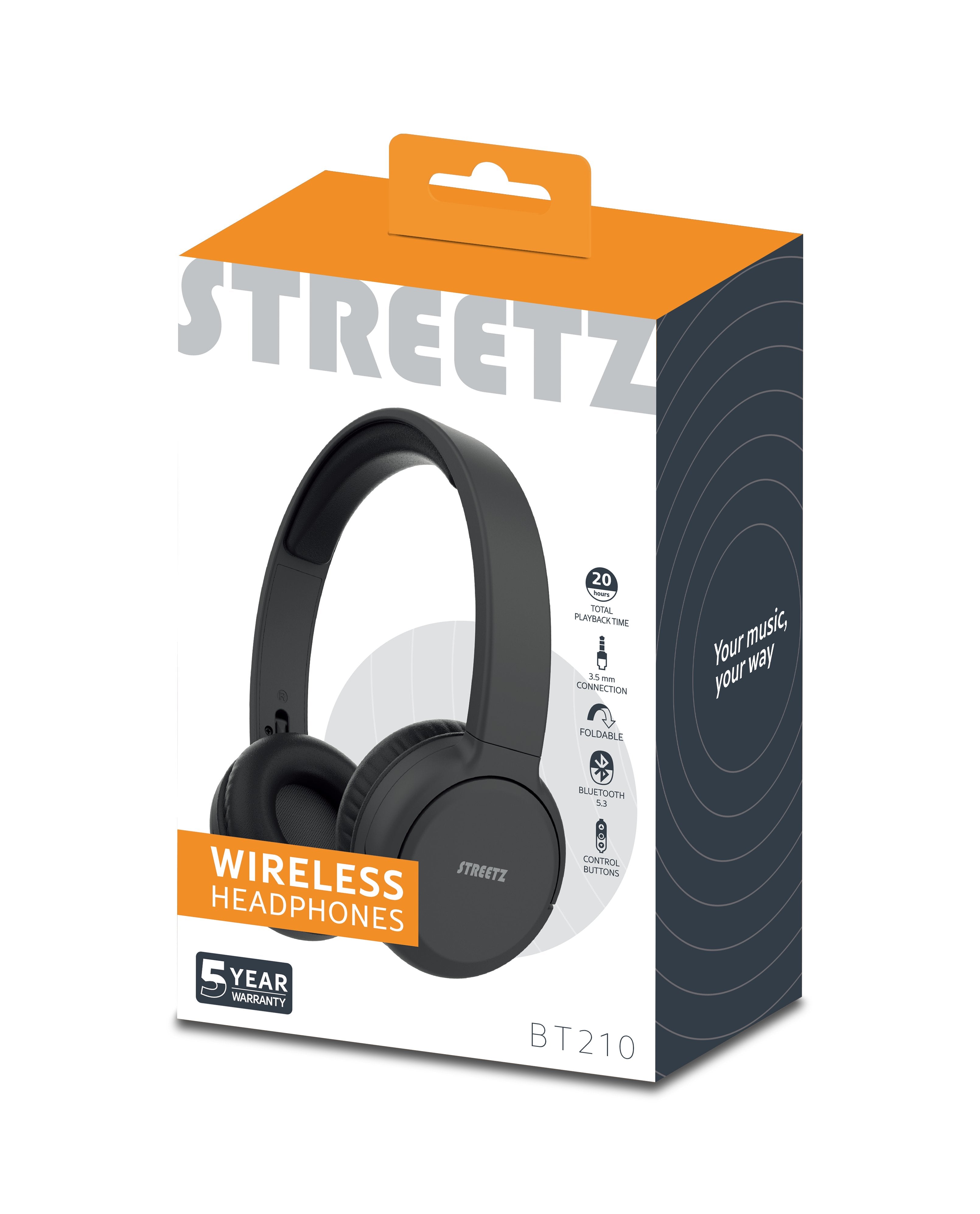 Streetz Bt210 Onear KopfhRer Schwarz