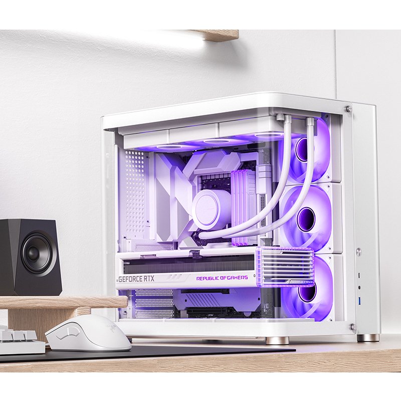 Jonsbo Tk-2 2.0 Midi-Tower, Tempered Glass - Blanco