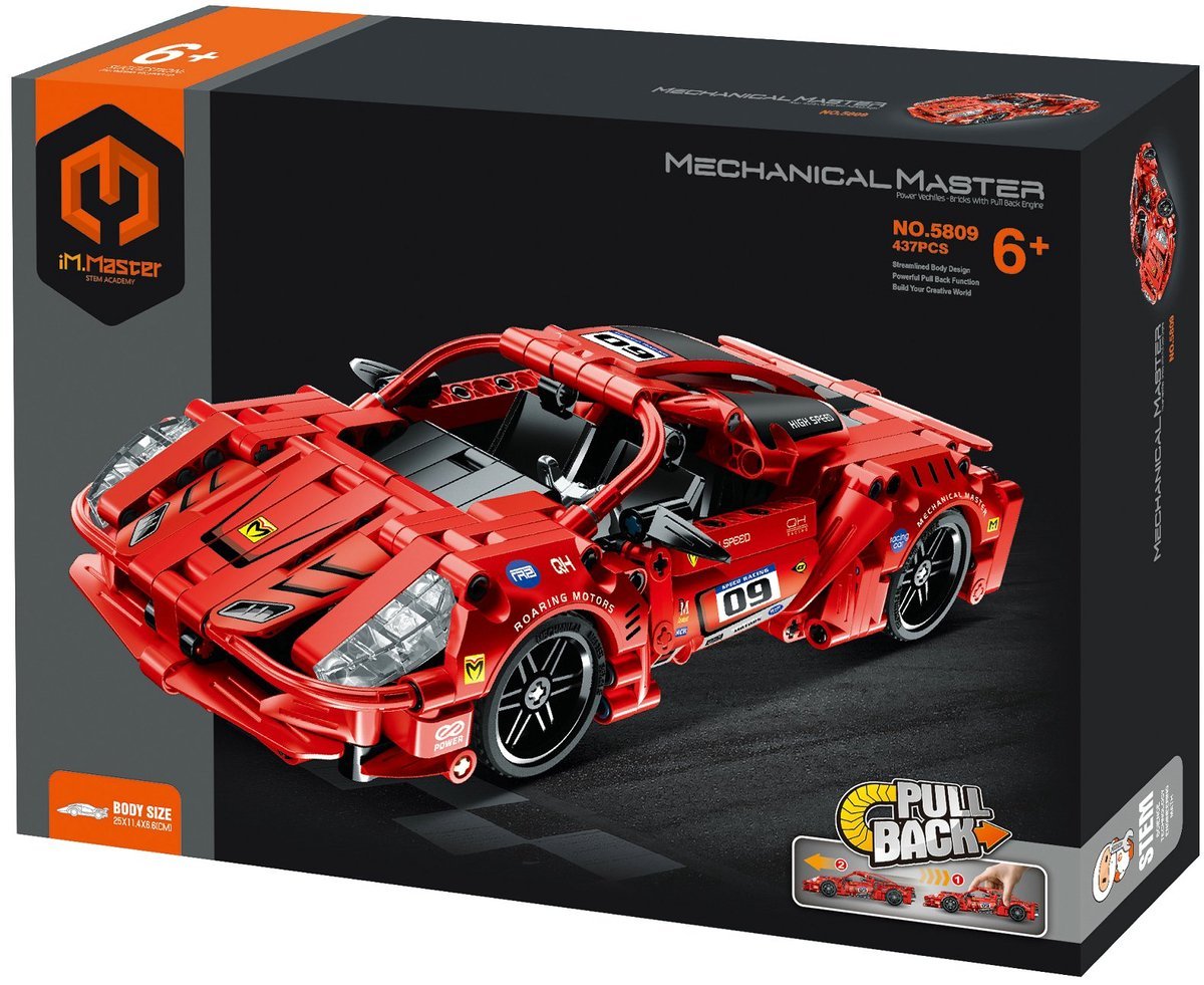 Im Master Pull Back - Super Car - 437 Pieces
