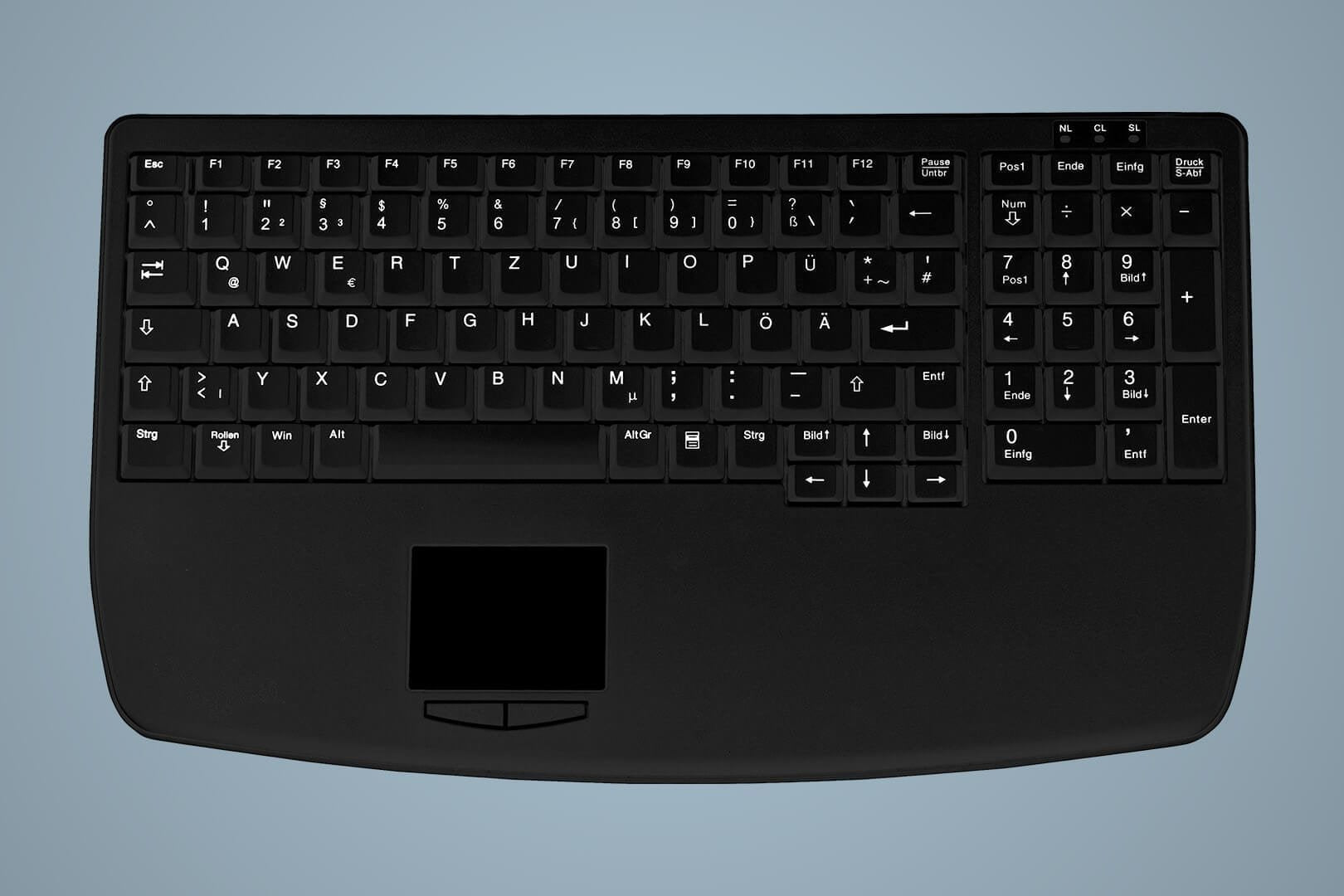 EAN 7061118483195 - Active Key AK-7410-G teclado Industrial PS/2 Belga Negro imagen 1