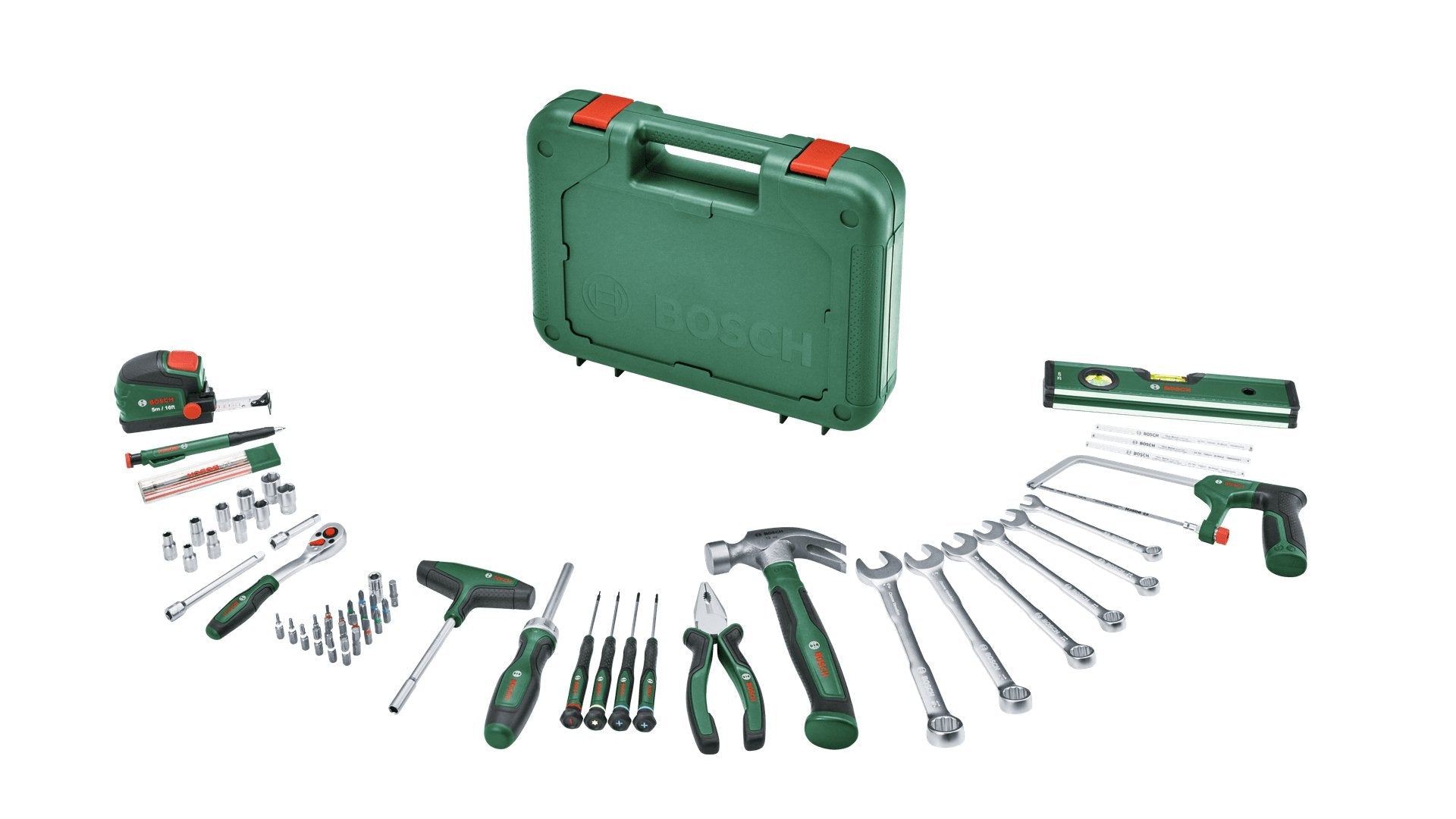Bosch Heimwerken & Garten 1600a02zb3, Kit De Herramientas Verde