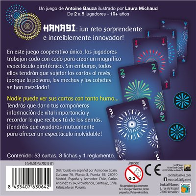 Juego De Mesa Hanabi Pegi 8