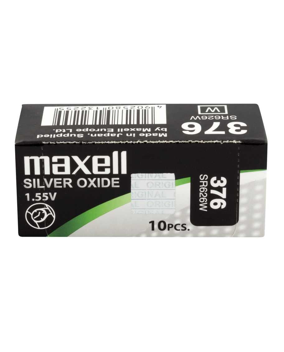 Maxell Pila Oxido Plata (376) Sr626w Blister*1 Eu 0% Mercurio