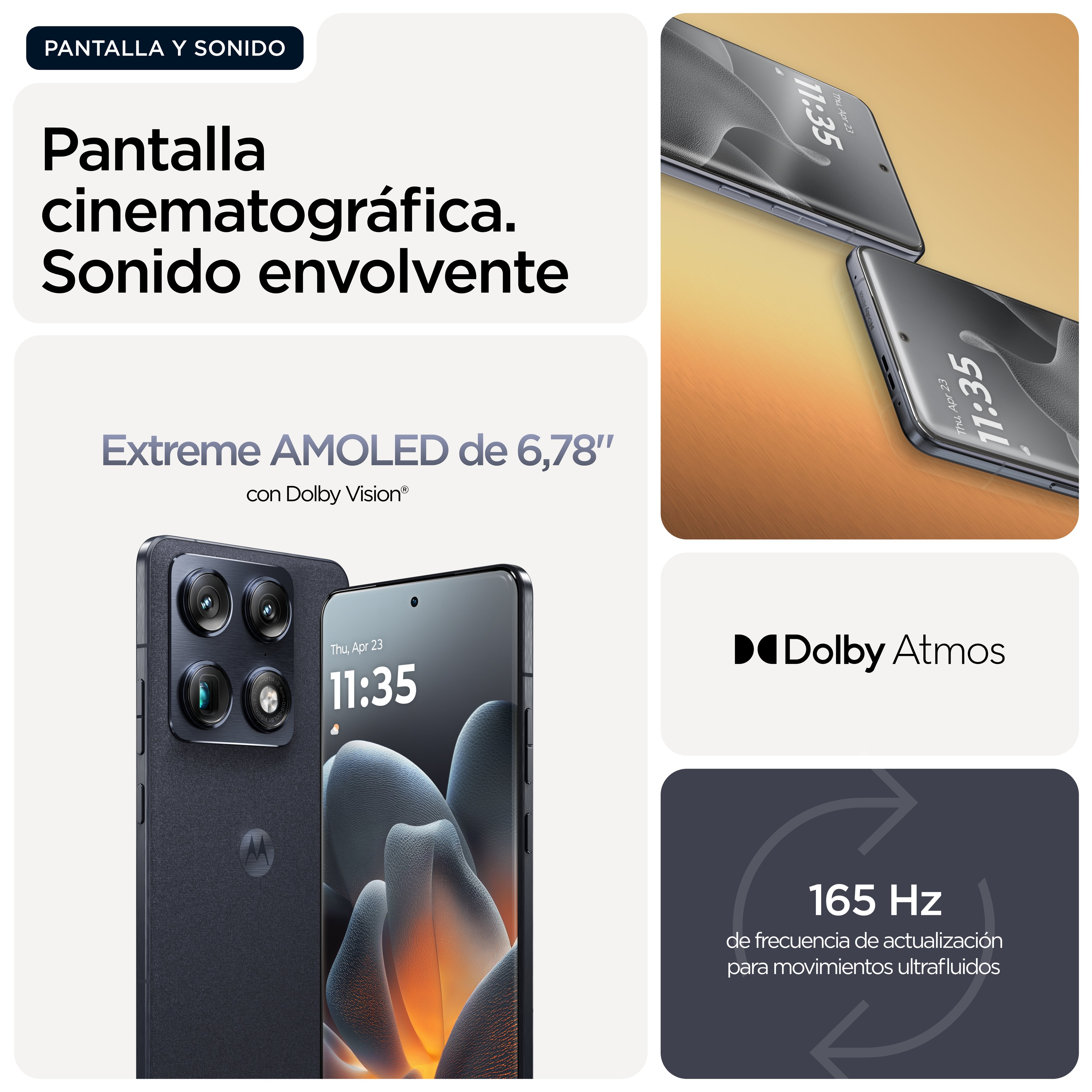 EAN 0840493604862 - Motorola signature 17,2 cm (6.78") SIM doble Android 16.0 5G USB Tipo C 16 GB 512 GB 5200 mAh Azul oscuro imagen 11