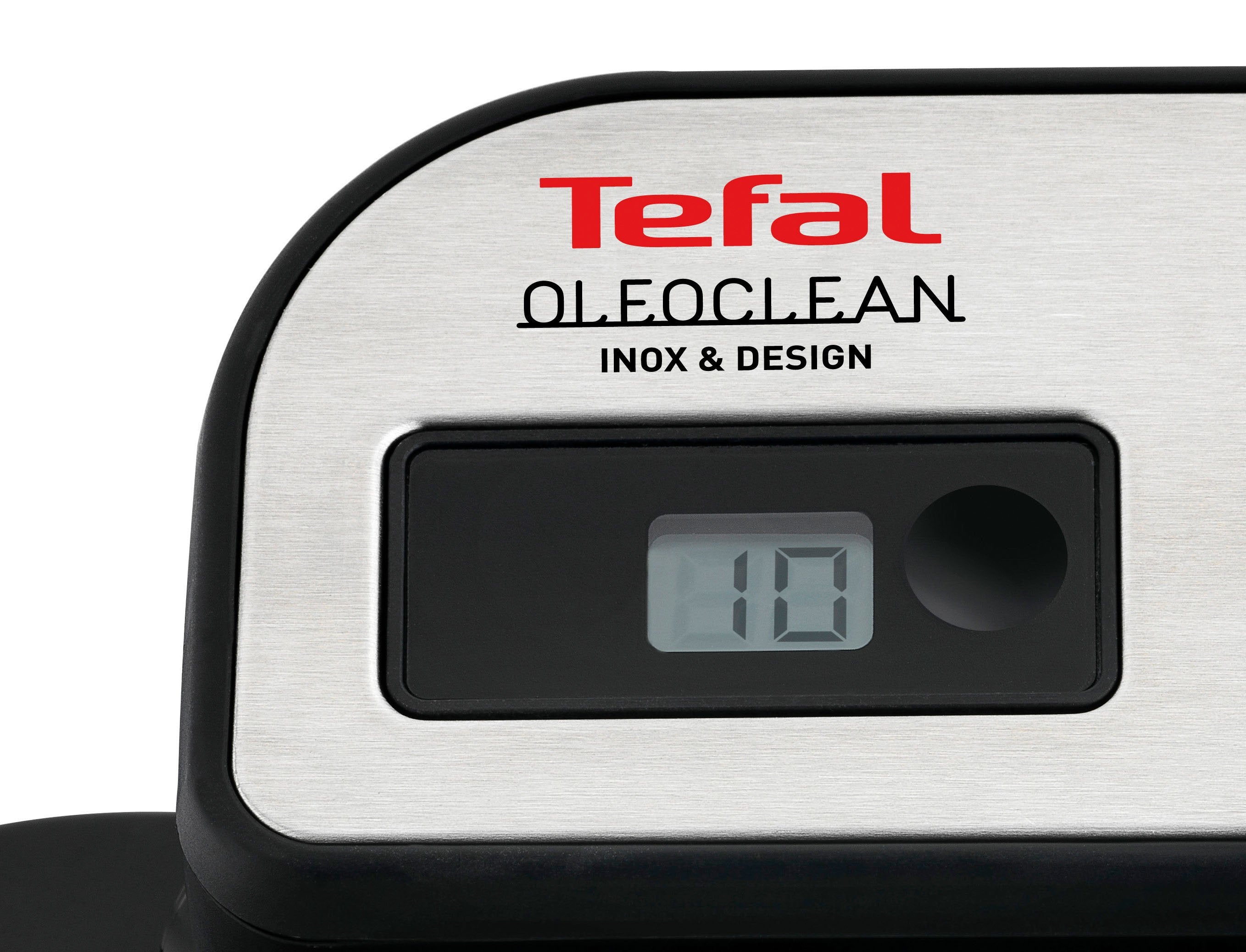 Tefal Oleoclean Pro Fr 8040, Freidora 3,5 L Sencillo Negro, Acero Inoxidable 2300 W
