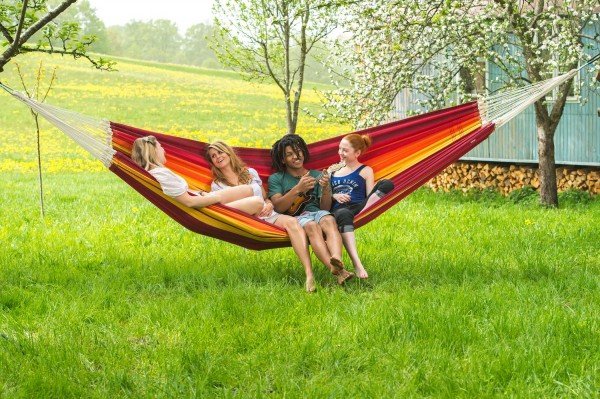 Hamaca Hängematte Gigante Lava Az-1025200 Rojo/Amarillo