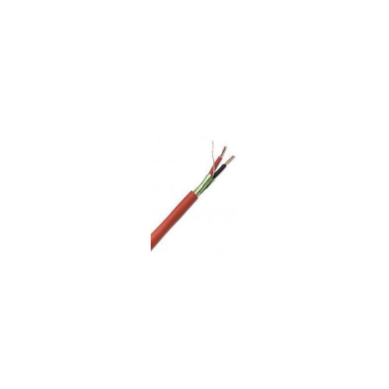 Cf8 2x0.8 Shielded Cable Roll  UnFogo Red 100m