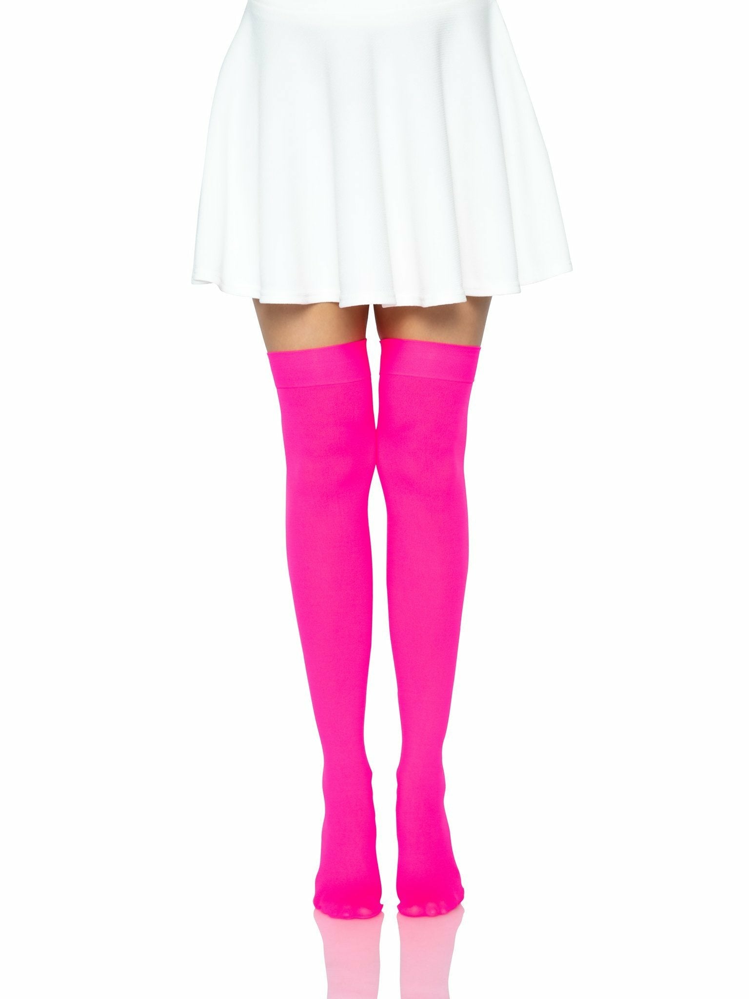 Leg Avenue Medias Opacas Rosa Neon