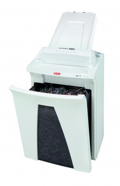 EAN 4026631076548 - HSM Securio AF350 triturador de papel Corte en partículas 56 dB 3 cm Negro, Blanco imagen 5