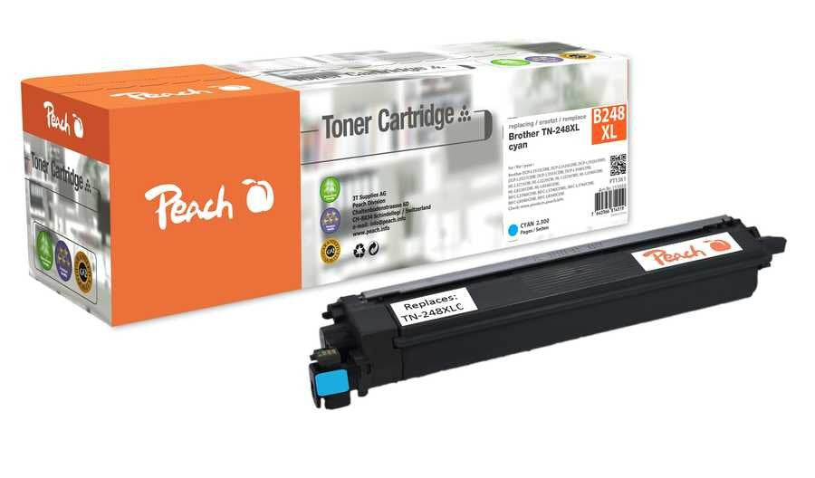 EAN 7640366814519 - Peach PT1361 cartucho de tóner 1 pieza(s) Compatible Cian imagen 1