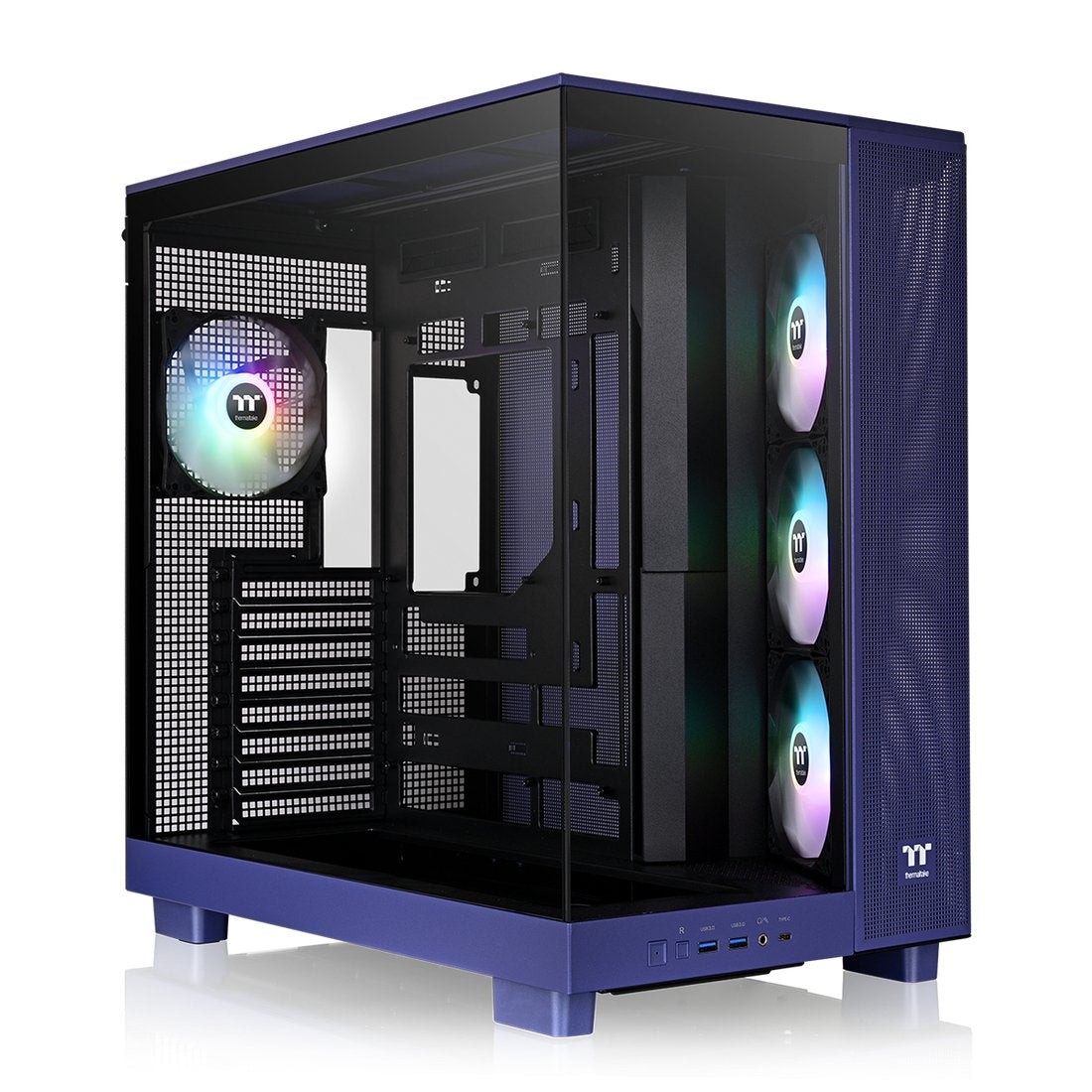 Thermaltake View 380 Xl Tg Argb  (Violetat, Tempered Glass X 2) Ca-11e-00mnwn-00