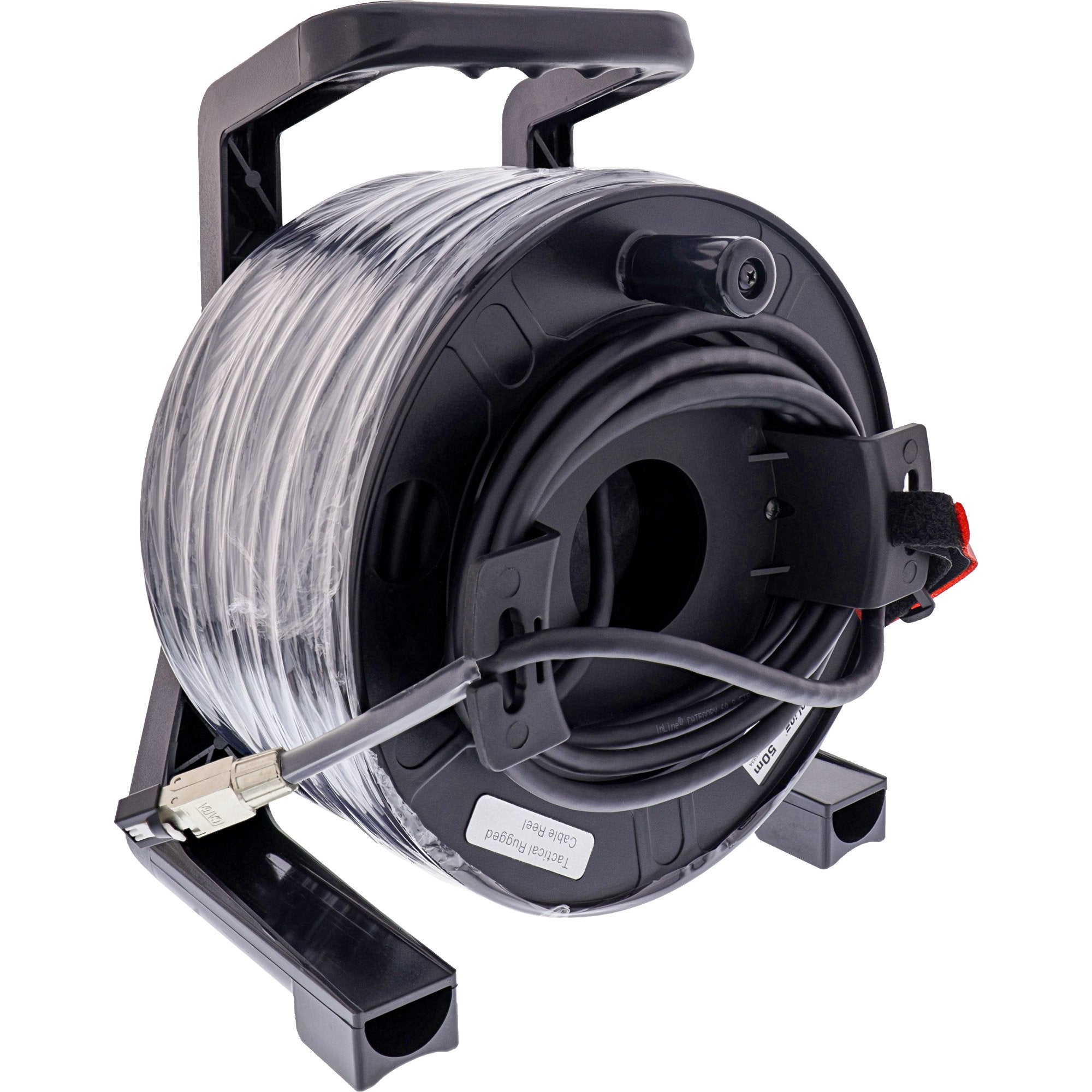 Inline® Network Cable Reel Ip67 Outdoor Pur, Cat.6a S/Ftp, 50m