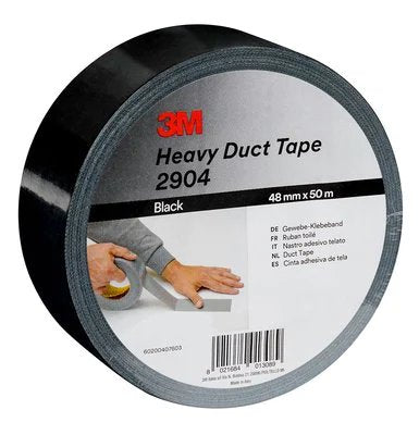 3m 2904d4850b, Negro, Agrupación, Codificación Por Colores, Fijación, Kennzeichnung, Schützend, Sellado, Polyethylen, Vidrio, Metal, Plástico, 50 M, 48 Mm