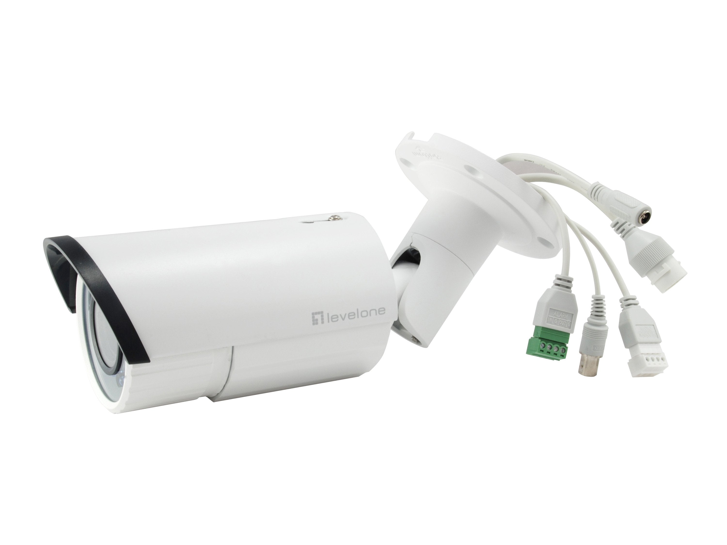 Levelone Ipcam Fcs-5060   Z 4x Fix  Out 2mp H.264 Ir7,5w Poe