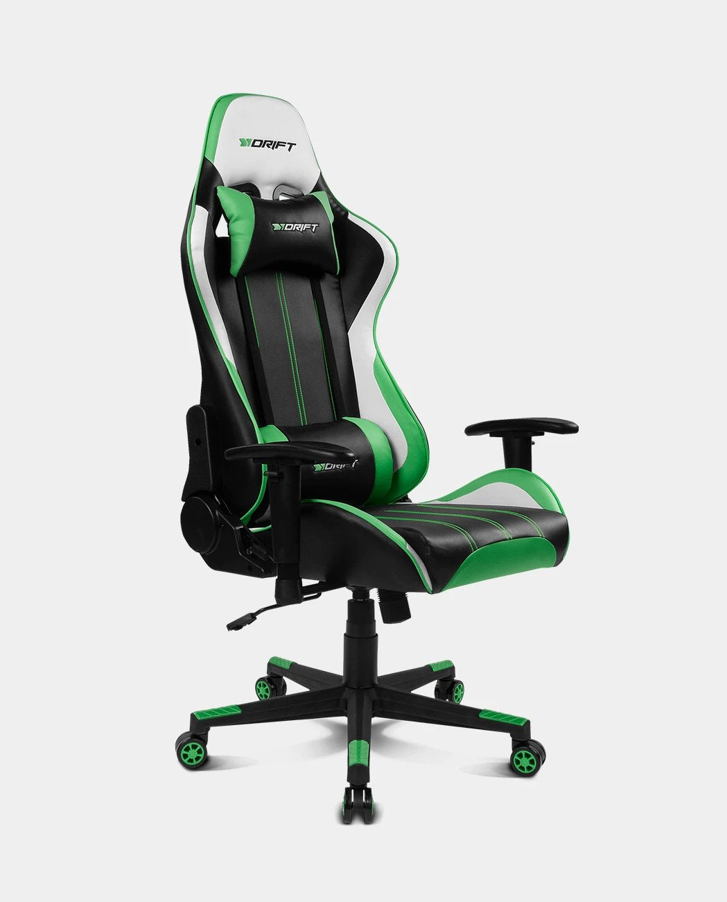 EAN 8436587972171 - DRIFT DR175 Silla para videojuegos universal Asiento acolchado Negro, Verde, Blanco imagen 3