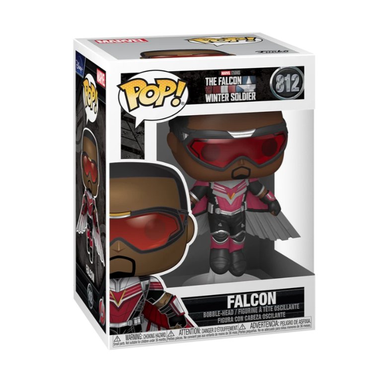 Figura Pop Marvel The Falcon And The Winter Soldier Falcon Flying Pose