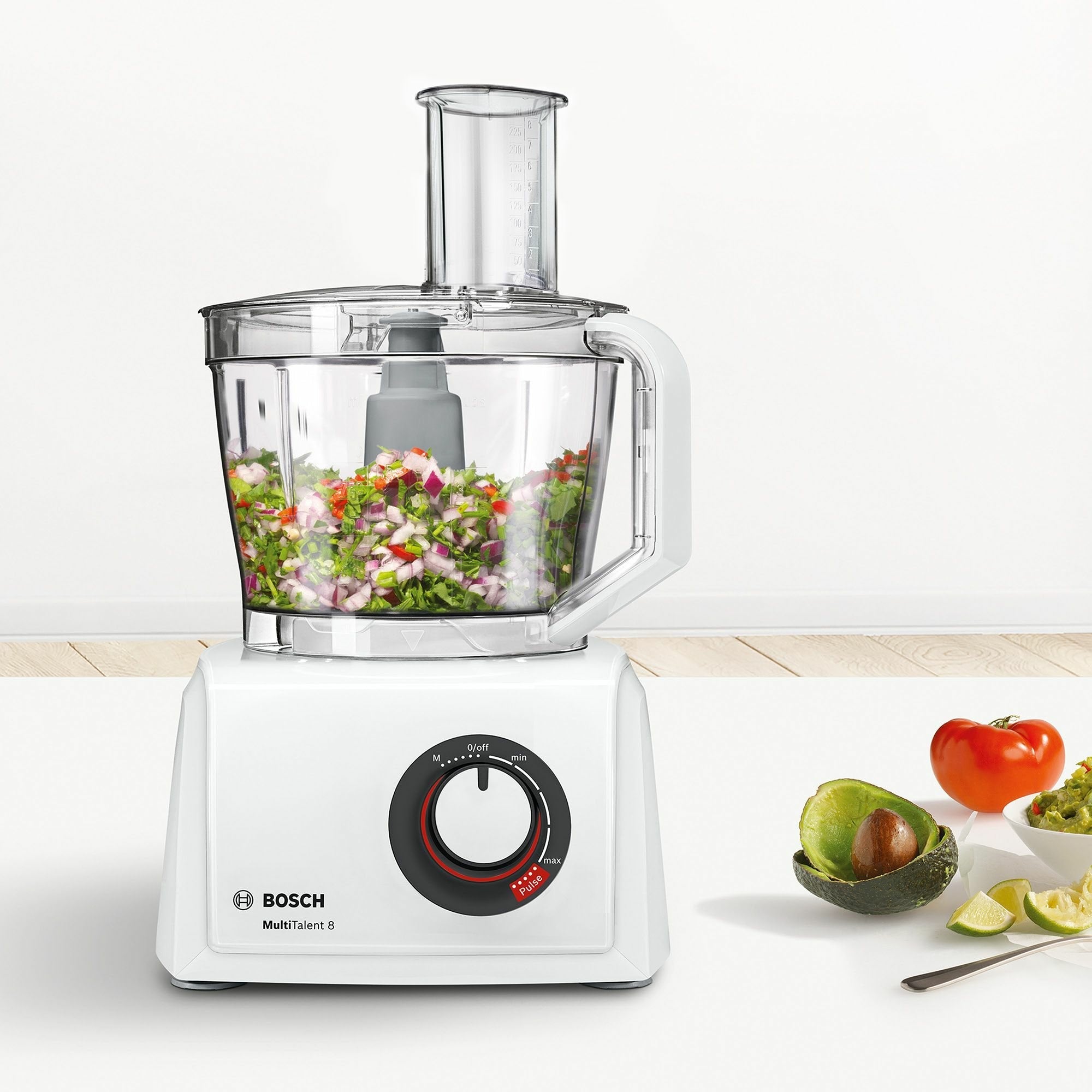 Robot De Cocina  Bosch Home Mc812w501 1000 W 3,9 L Blanco Balanza Integrada Blanco, 3,9 L, Blanco, Giratorio, Batir, Mezcla, Picar, Corte, Mezcla, Puré, 1,5 L, Ce, Eac, Vde