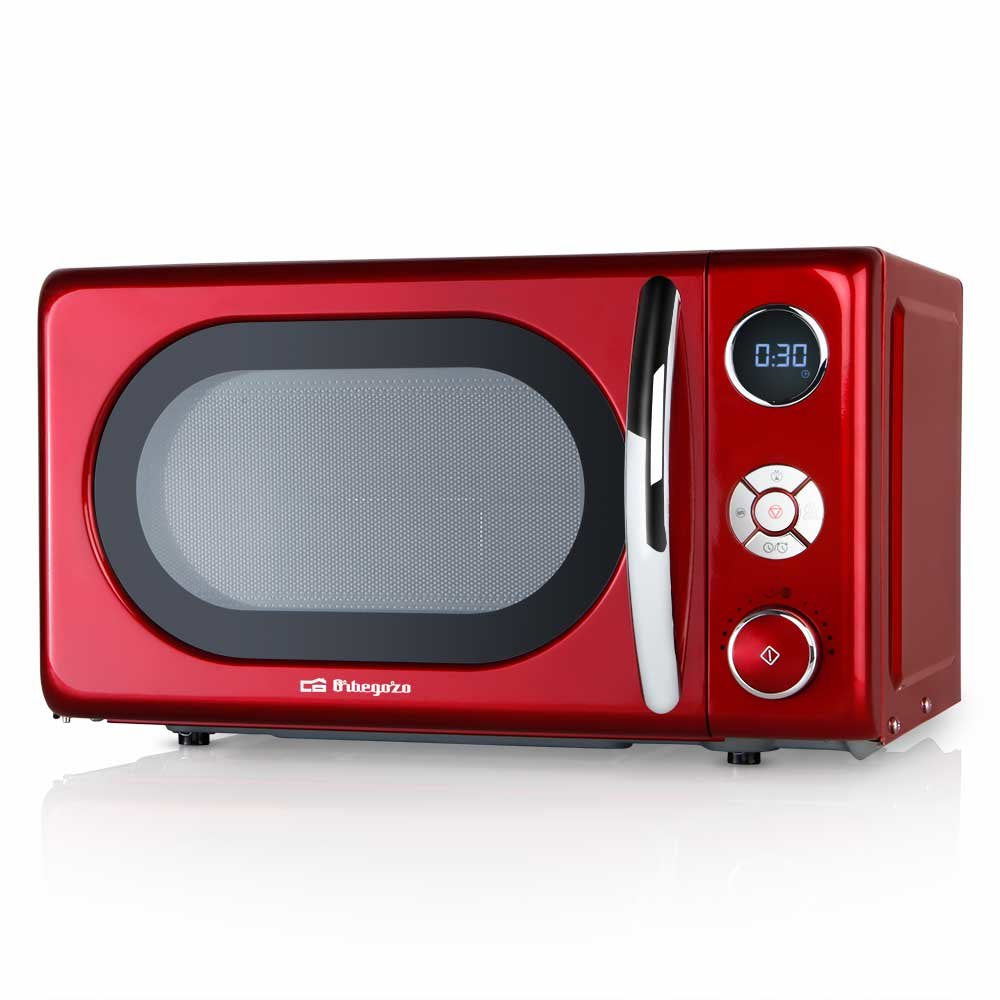 Orbegozo Mig 2042 Microondas Vintage Multifuncion - Potencia 700w/900w - 10 Niveles De Potencia - Grill De Cuarzo -