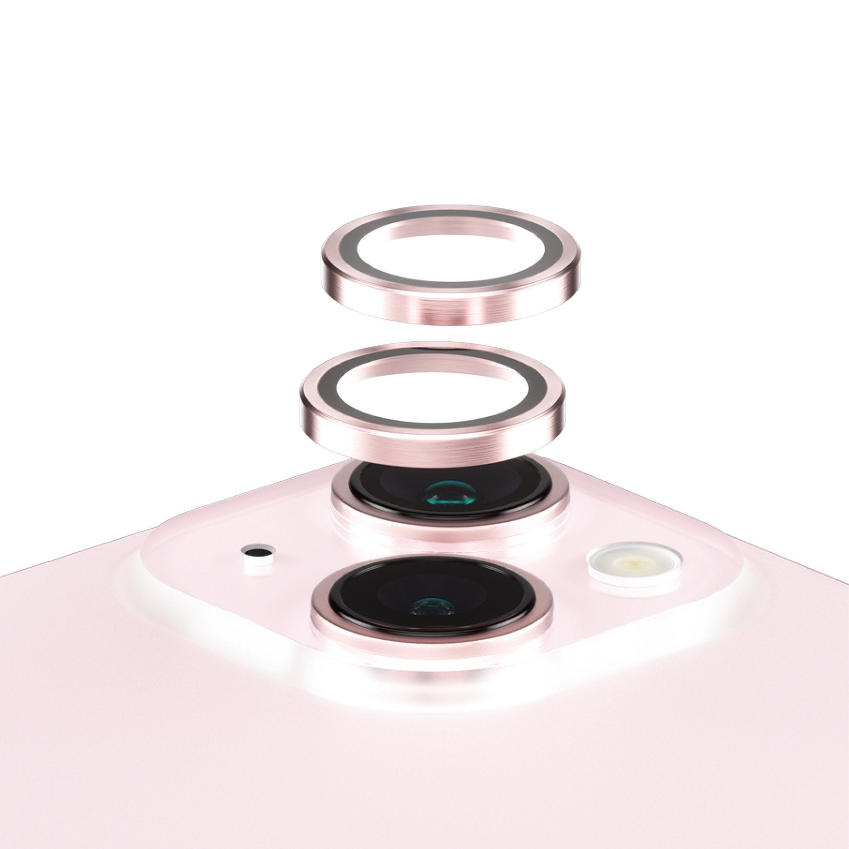EAN 5711724011924 - PanzerGlass ® Hoops® Camera Lens Protector Pink iPhone 15 | 15 Plus Protector de pantalla Apple 1 pieza(s imagen 1