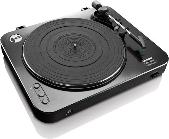 Lenco Lbt-120bk Tocadisco Tocadiscos De Tracción Por Correa Negro