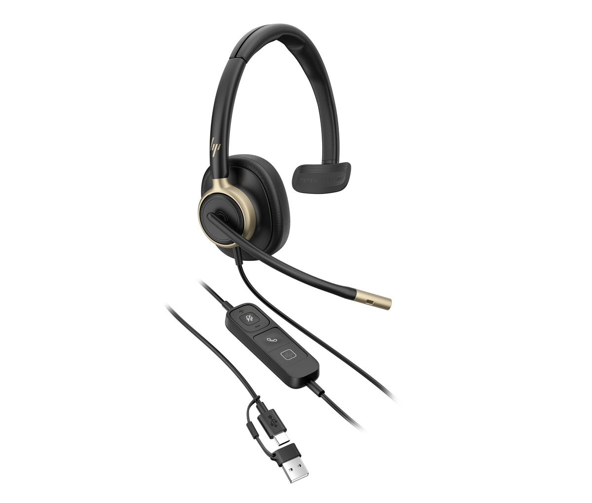 EAN 0199764365613 - HP Poly Mission 815 Monaural USB Wired Headset (Bulk) Alámbrico Diadema Llamadas/Música Negro imagen 17