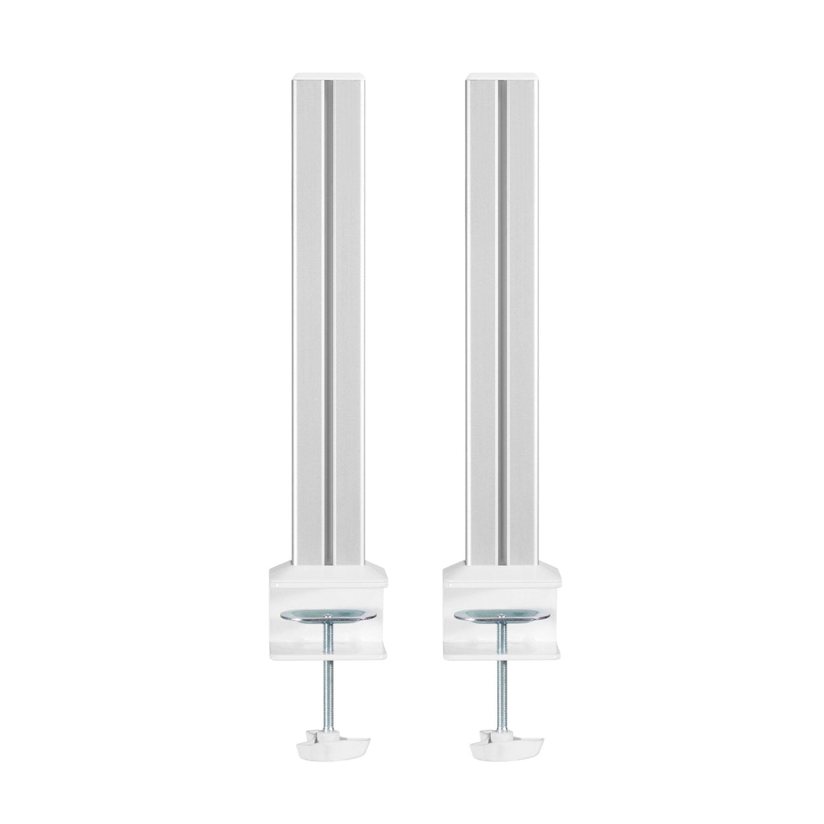 Inline® Slatwall Mounting Columns Aluminium, For Table Mounting Panel, Set Of 2