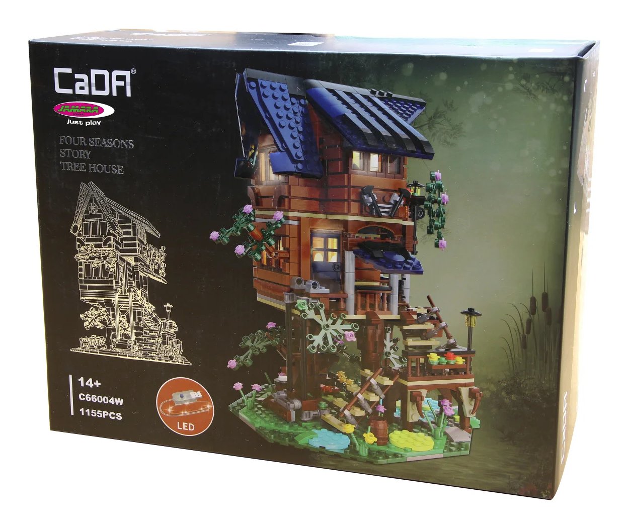 Jamara Cada Baumhaus Bricks 14+