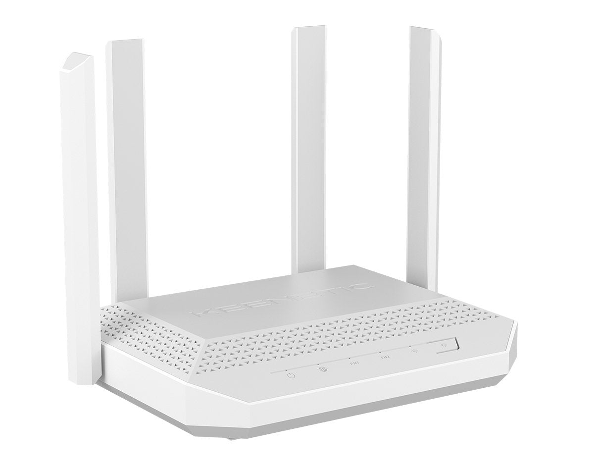 Keenetic Hero Kn-1012 Router Wi-Fi 6 Doble Banda Mesh Ax3000 1 Puerto Combo Rj45/Sfp 2.5gbps Vpn