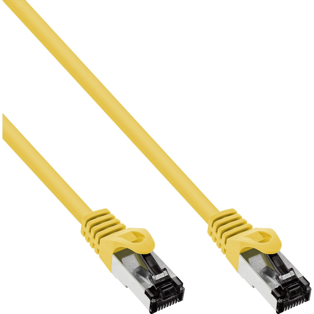 Cable De Red Inline S/Ftp Pimf Cat.8.1 Libre De Halógenos 2000mhz Amarillo 1m