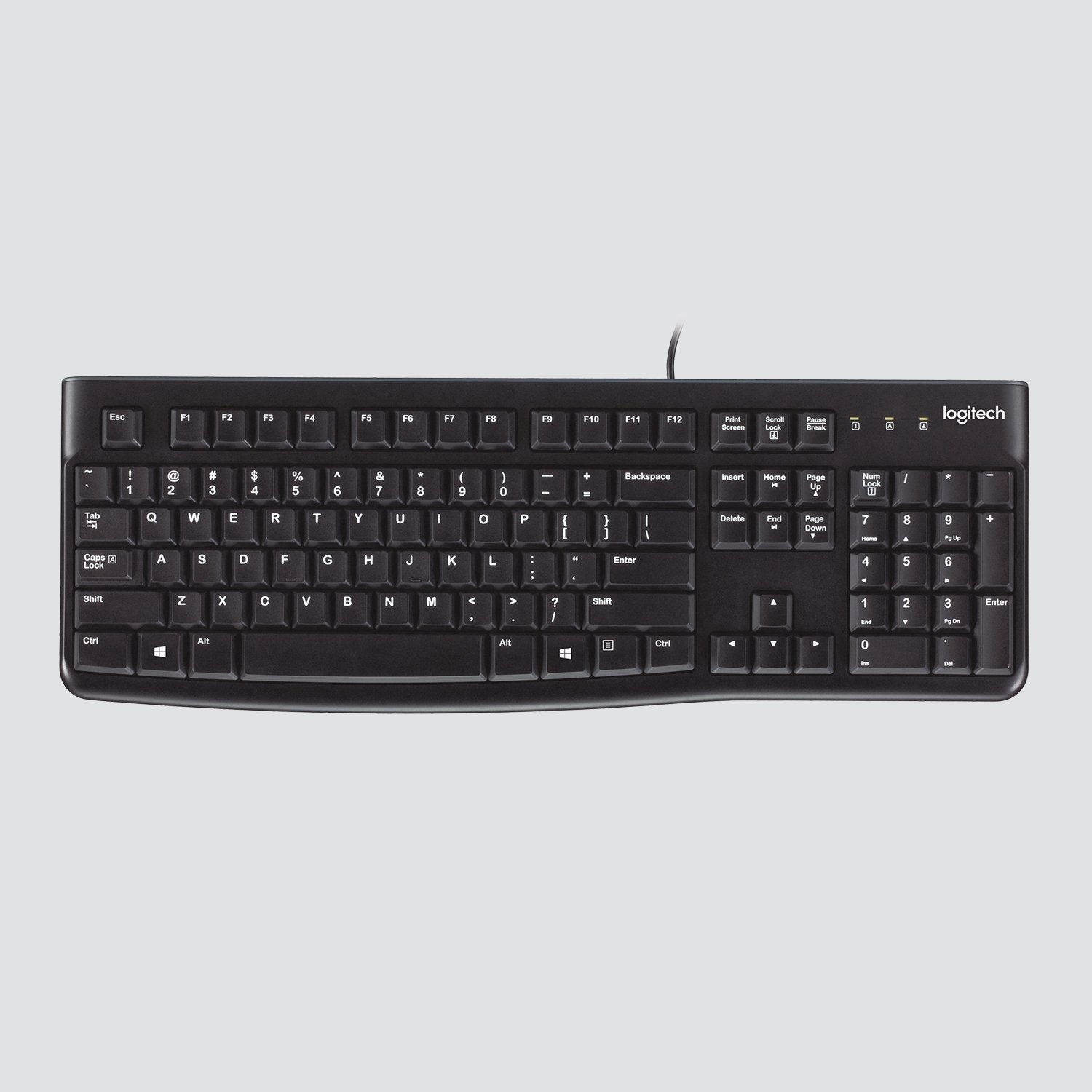 Logitech K120 Corded Teclado Teclado Usb Qwertz Suizo Negro