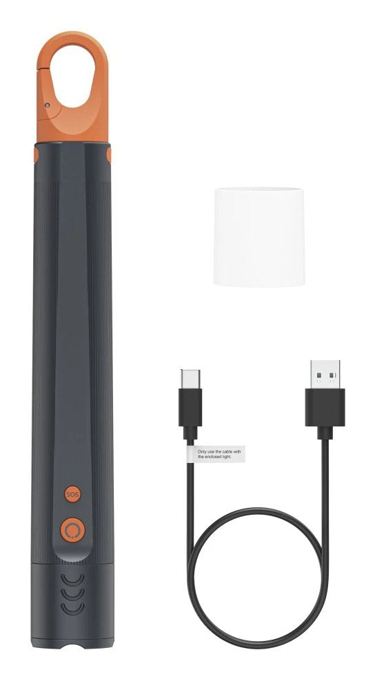 Latarka Turystyczna Akumulatorowa 1200lm 300m Zoom