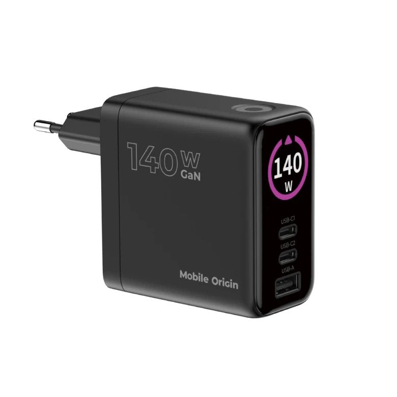 Mobile Origin 140w Gan Charger Pw21 2x Usb-C + 2x Usb-A