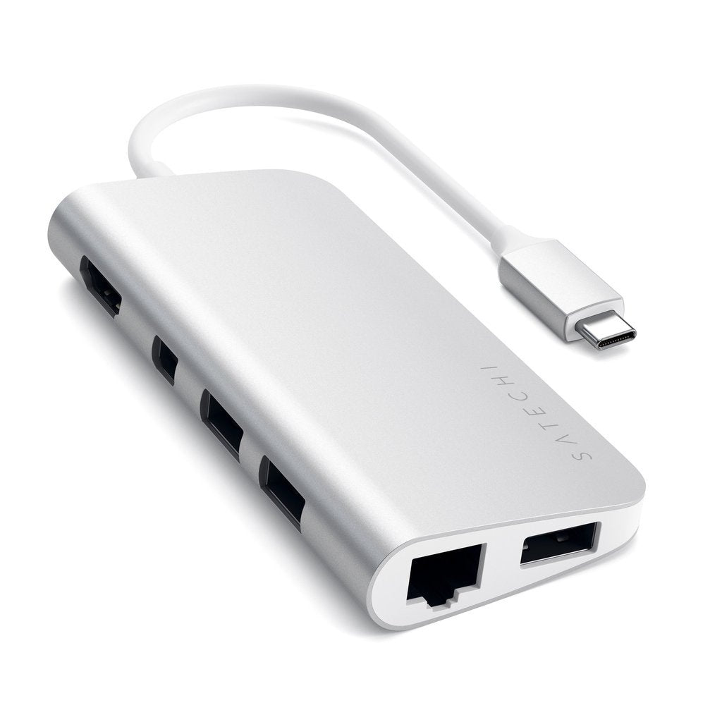 EAN 0879961007300 - Satechi ST-TCMM8PAS base para portátil y replicador de puertos Alámbrico USB 3.2 Gen 1 (3.1 Gen 1) Type-C imagen 1