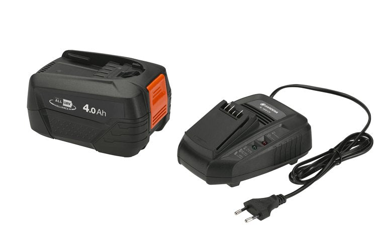 EAN 4078500054461 - Gardena Starter-Kit P4A PBA 18V/72 4.0 Ah+ AL 1830 CV - Akku - 4.000 mAh Juego de cargador y baterías imagen 1