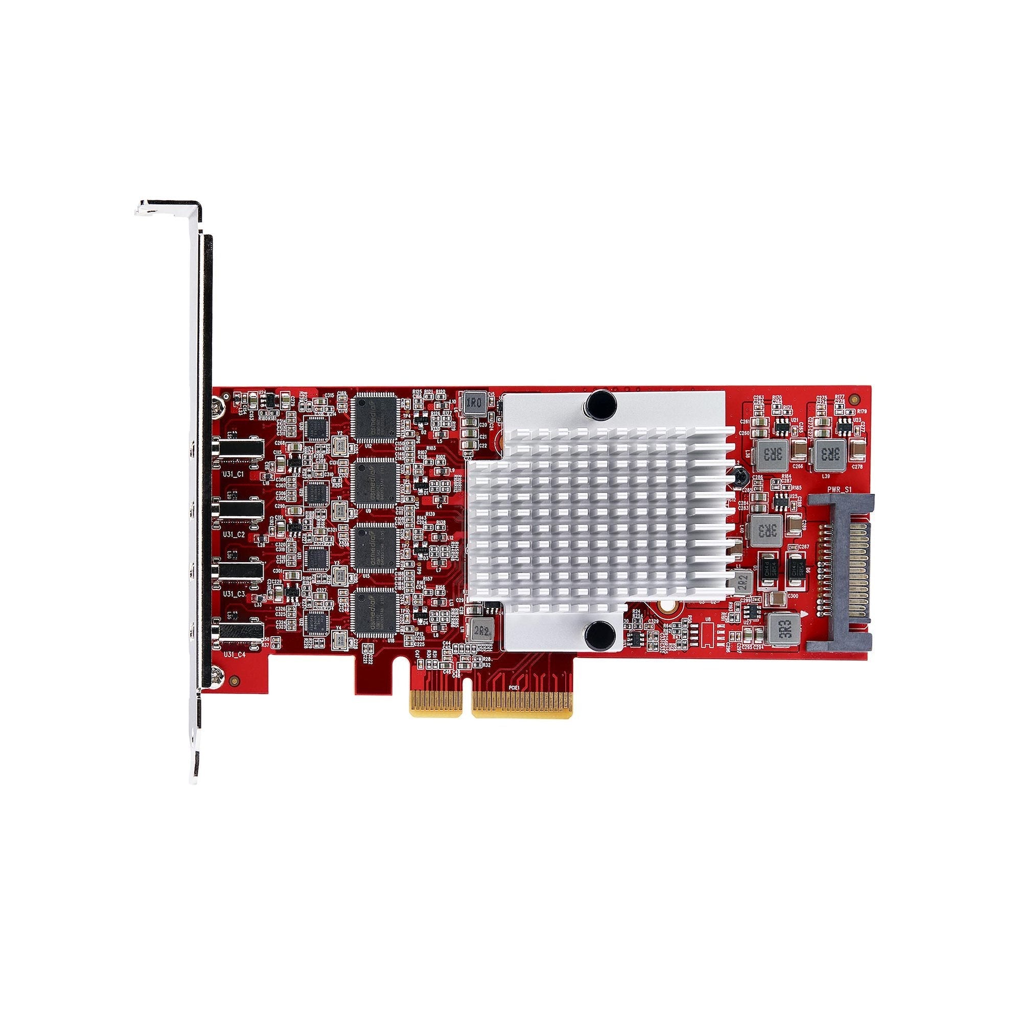 Tarjeta Pcie Usb-C De 4 Ctlr