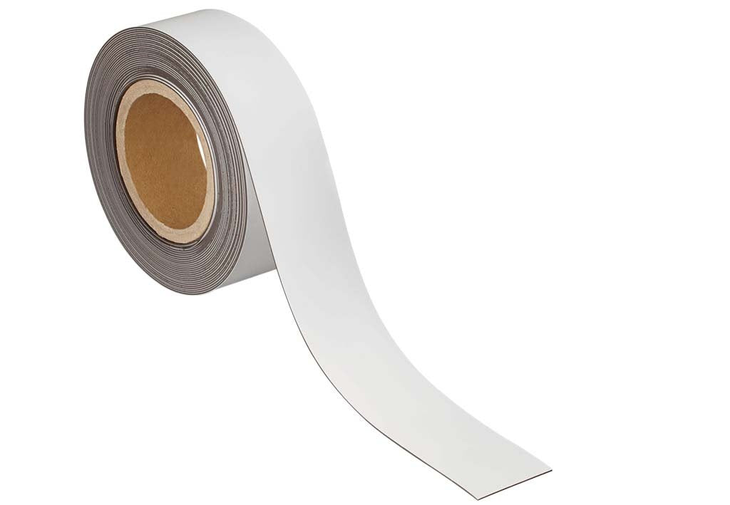 Jakob Maul Gmbh Cinta Magnética Dicke 1 Mm Blanco Beschriftbares Kennzeichnungsband