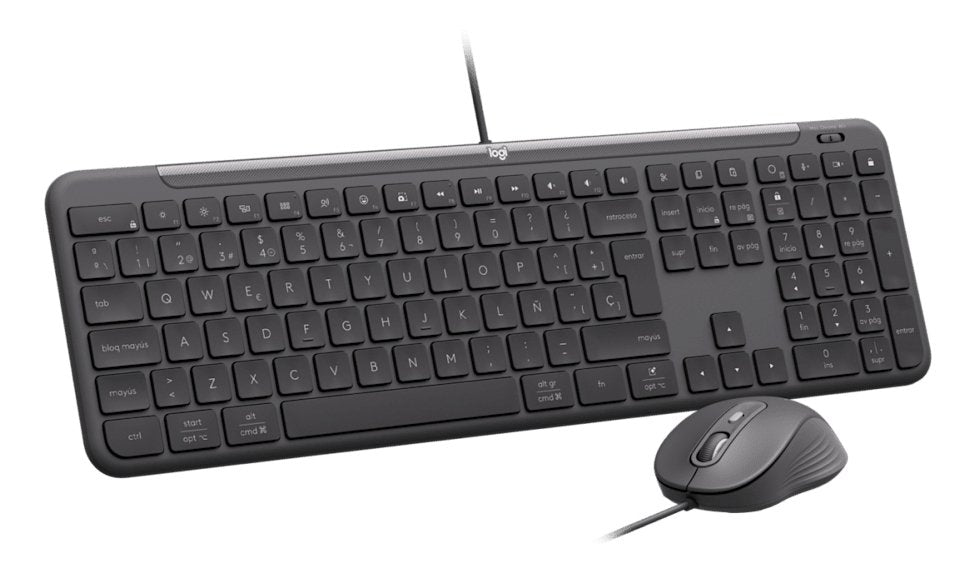 EAN 5099206129641 - Logitech 920-013349 teclado Ratón incluido Hogar / Oficina USB QWERTY Internacional de EE.UU. Grafito imagen 3