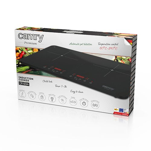 EAN 5903887805322 - Camry Premium CR 6514 hobs Negro Encimera 60.5 cm Con placa de inducción 2 zona(s) imagen 6