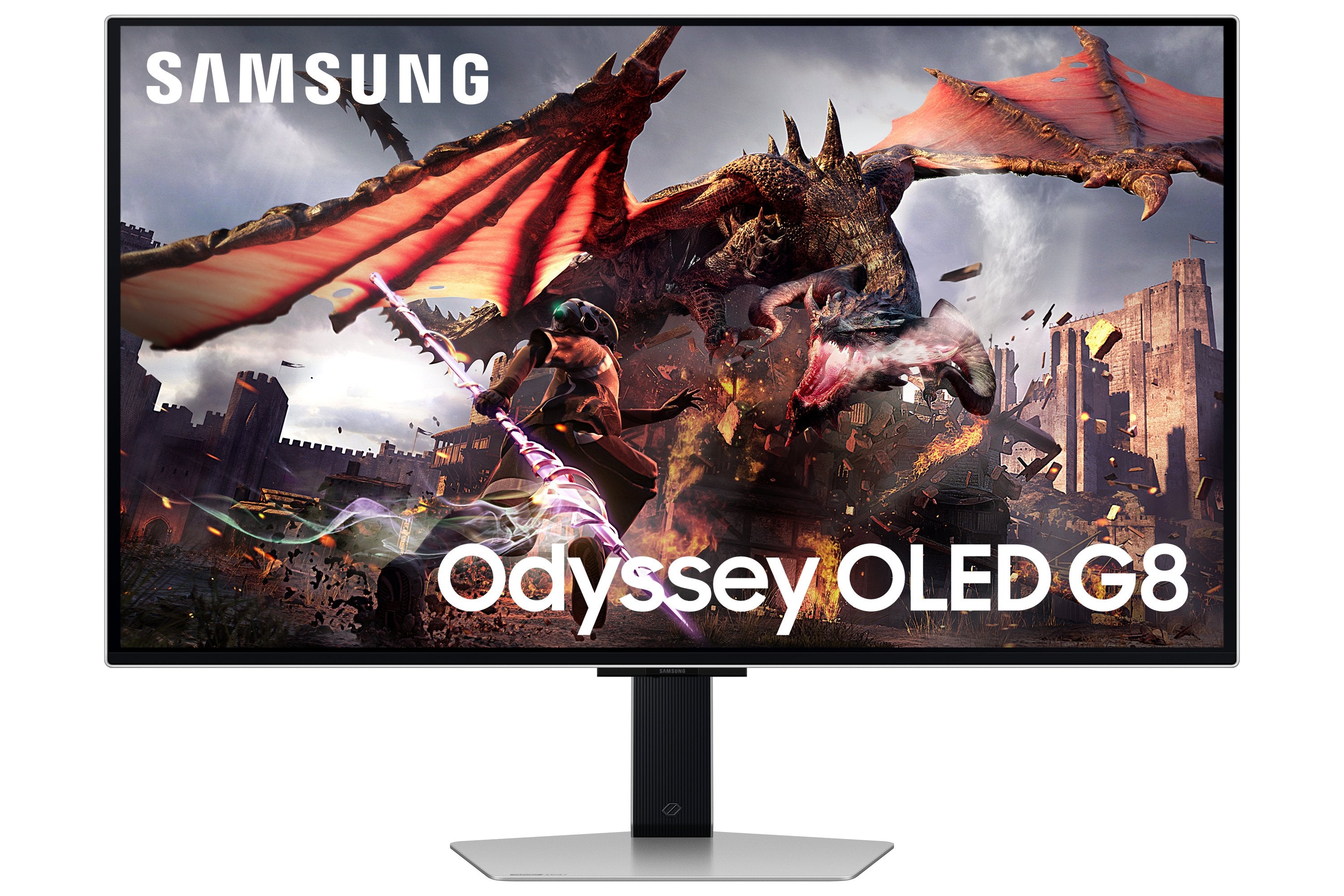 EAN 8806095503189 - Samsung G80SD pantalla para PC 81,3 cm (32") 3840 x 2160 Pixeles 4K Ultra HD OLED Plata imagen 1