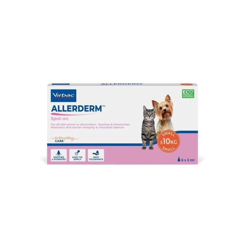 Champú Virbac Allerderm Para Piel Normal De Perros Y Gatos, 250 Ml.
