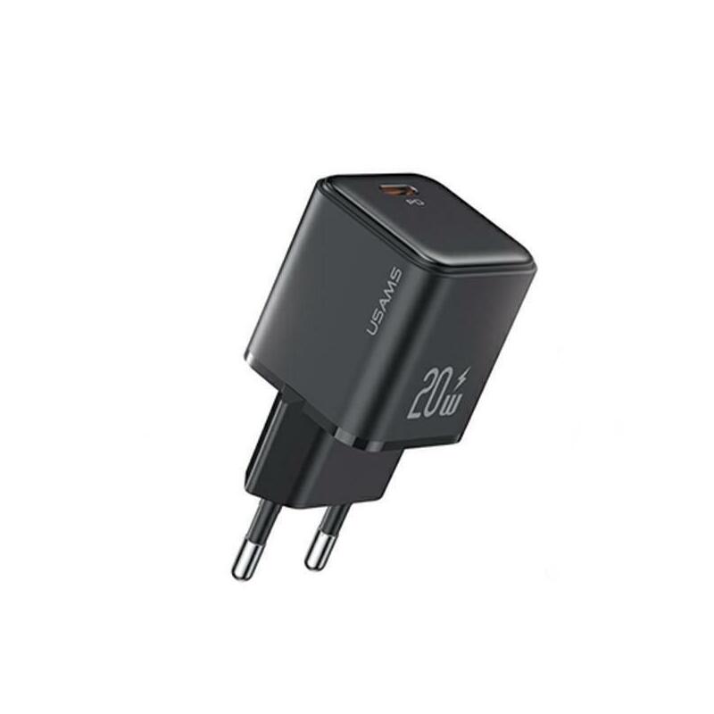 Charger 1xusb-C Pd 3.0  20w Fast Charging Negro