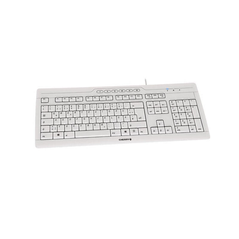 Cherry Stream 3.0 Teclado Oficina Usb Suizo Gris