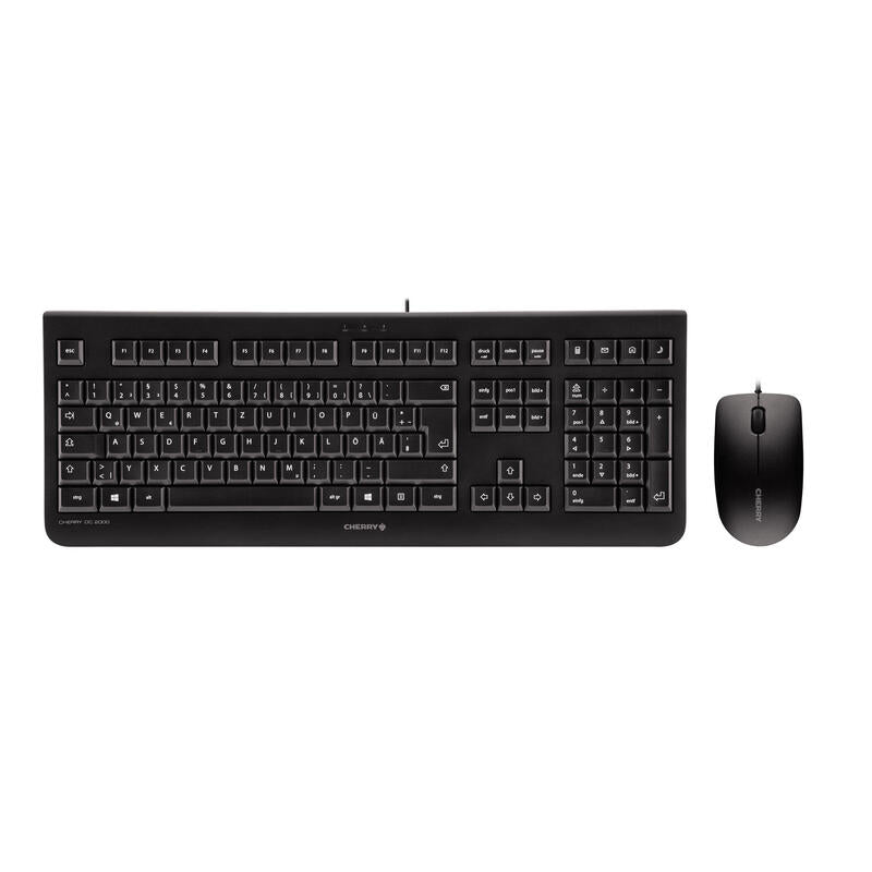 Cherry Teclado + Raton Dc 2000 Usb Negro Español