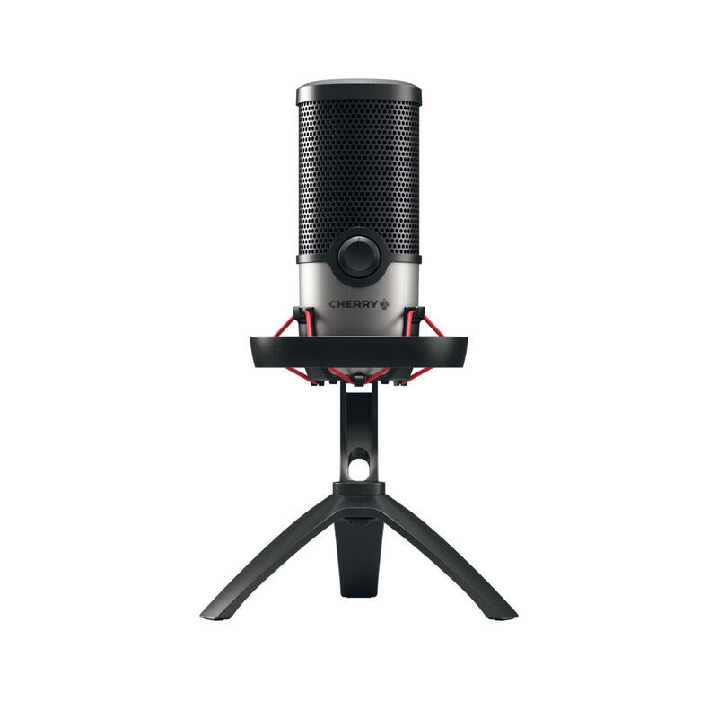 Cherry Um 6.0 Advanced Negro, Plata Micrófono De Superficie Para Mesa