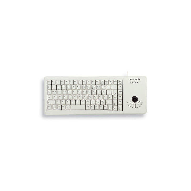 Cherry Xs Trackball Teclado Usb Qwertz Alemán Gris