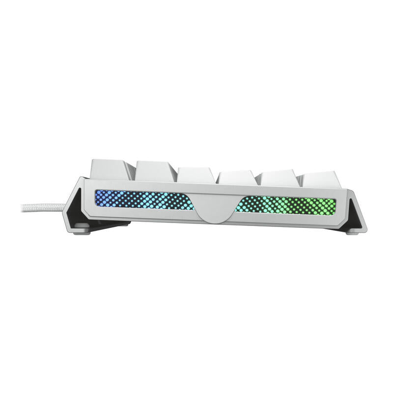 Cherry Xtrfy Mx 3.1, Teclado Gaming Blanco/Plateado, Disposición De, Cherry Mx2a Marrón G80-3890liade-0