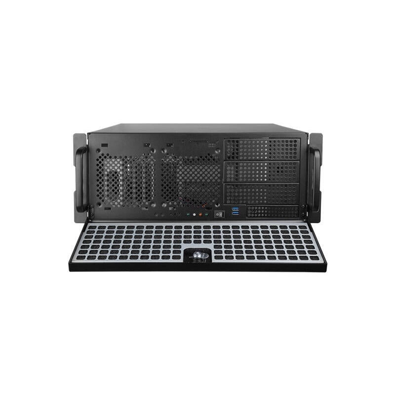 Caja Chieftec Unc-409s-B-Op  Para Servidor Negra, 4 Unidades De Altura Unc-409s-B-Op