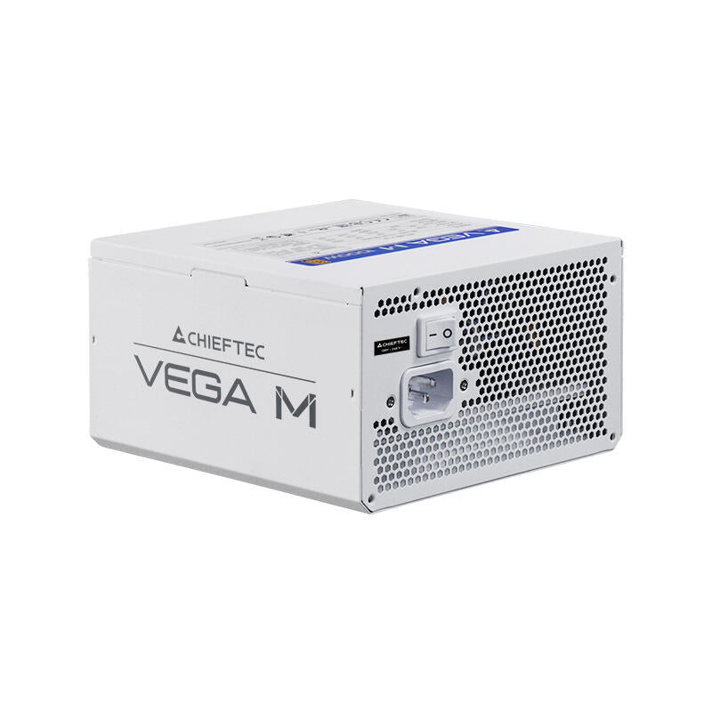 Chieftec Vega M 750w White (Blanco, 1x 12 Pin High Power Gpu, 4x Pcie, Cablemanagement, 750 Watt) Ppg-750-Cw