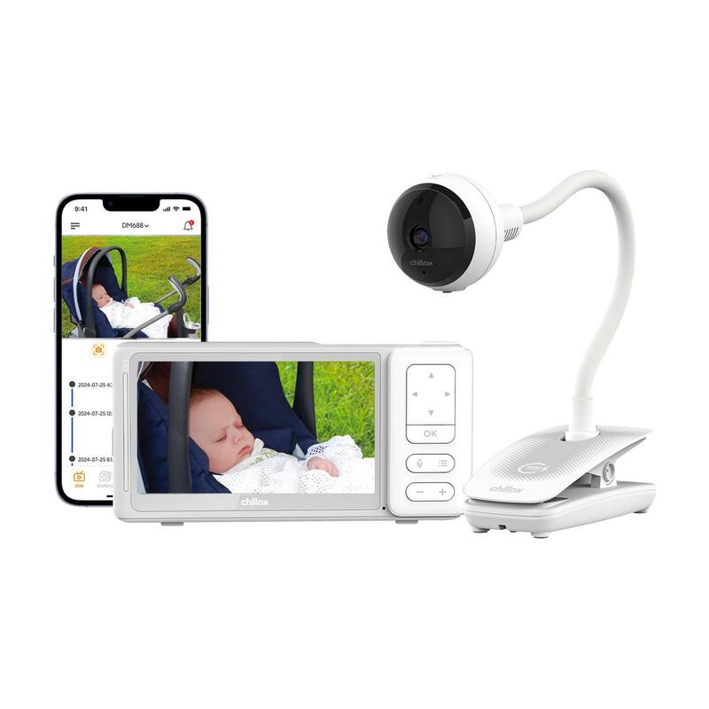Chillax Dm688- Cámara-Babyphone Giraffe Clip Portable